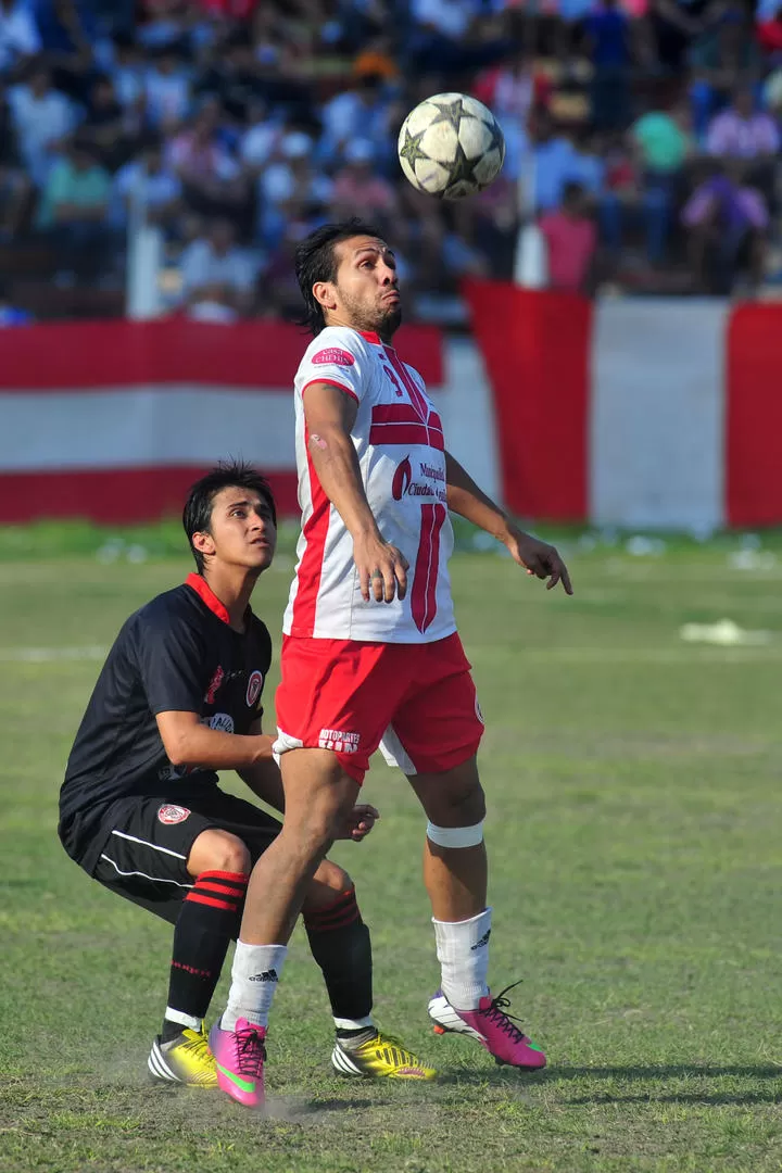 LETAL. Mauricio Salazar fue clave en el triunfo de Newbery sobre Concepción FC. 