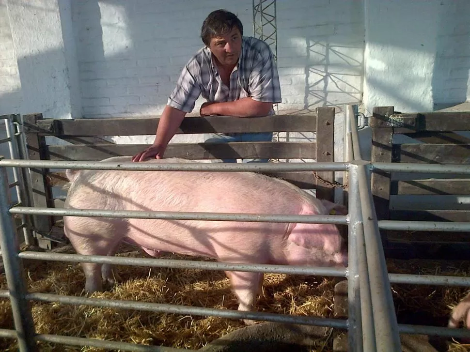 ÁNGEL VARESI. El hombre de campo es el propietario  de la cabaña Tatalo, de Santa Fe. LA GACETA / FOTOS DE DANIEL VACA  