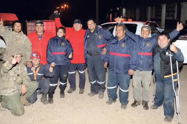 Un abrazo largo para decir misión cumplida