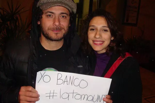 Raly Barrionuevo se suma a la lista de famosos que apoya la toma de la UNT