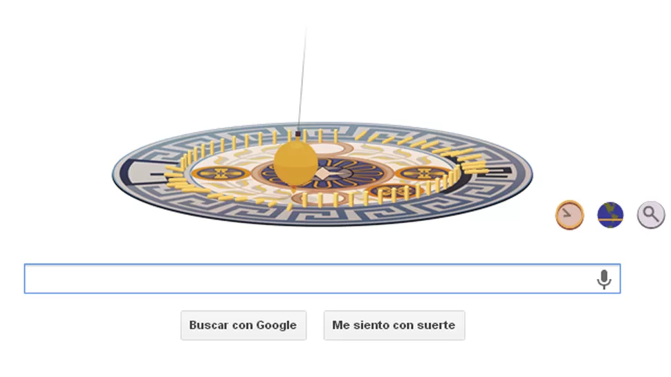 León Foucault es recordado con un doodle