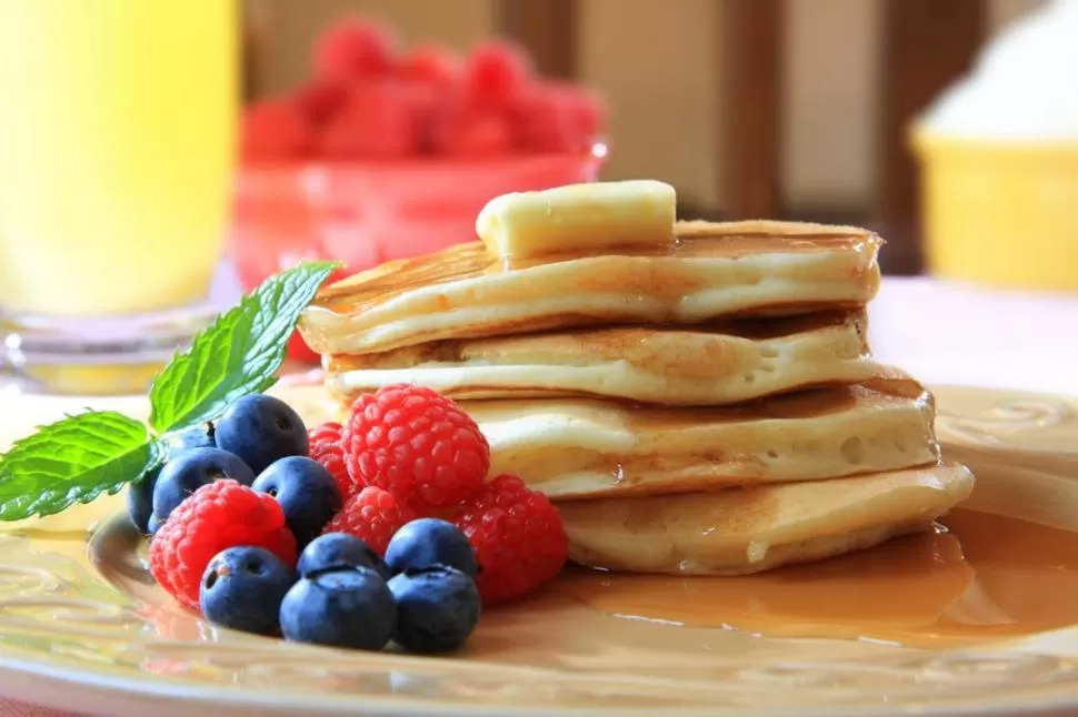 PARA EL DESAYUNO. 
Más altos y esponjosos al estilo hot cakes o blinis con jalea o miel encima 