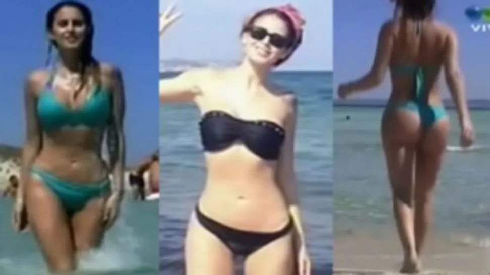 EN IBIZA. Luna, sexy como siempre. CAPTURA DE VIDEO