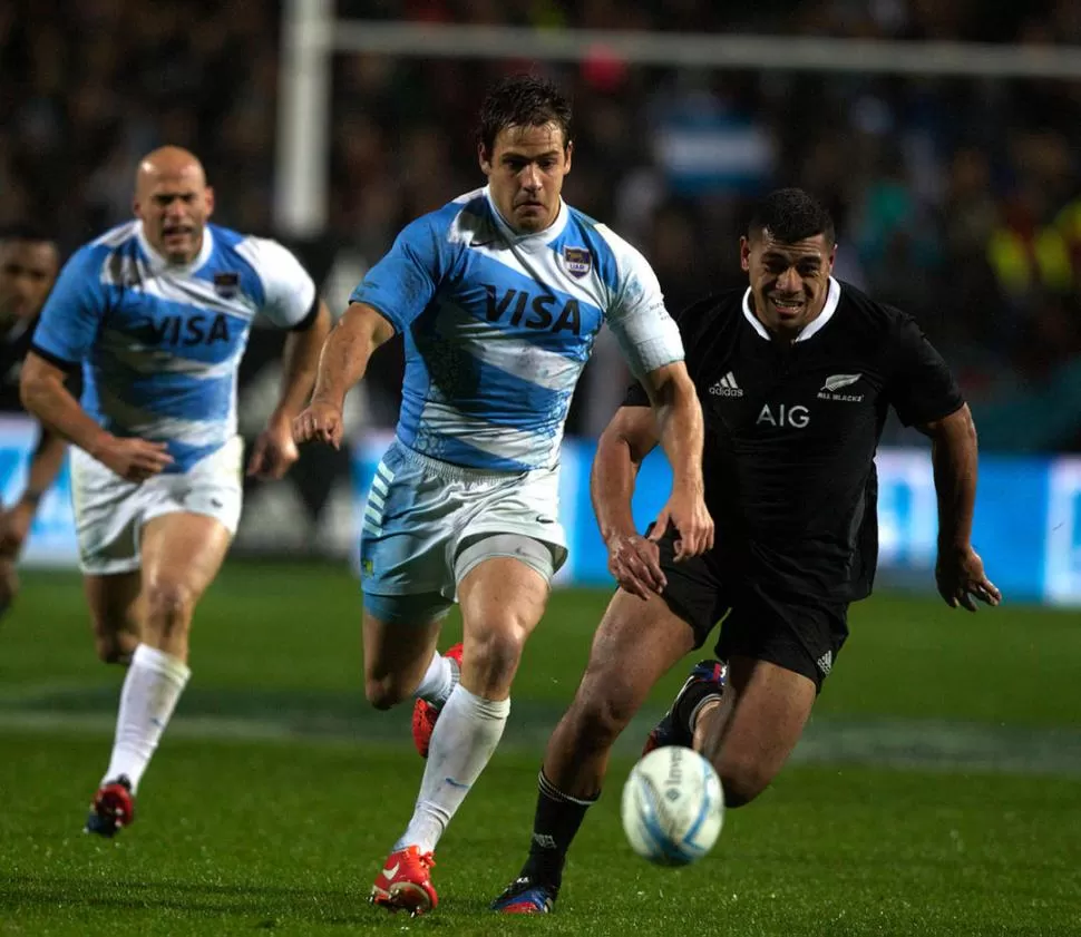 EL ÚNICO. Nico Sánchez, entre los mejores del Rugby Championship. 