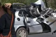 Cinco jóvenes murieron en un choque frontal