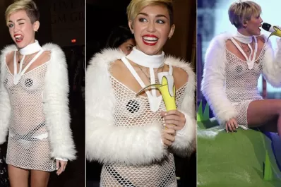Semidesnuda, Miley Cyrus volvió a causar revuelo