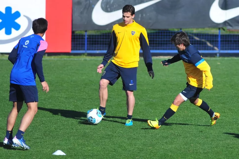 EL CONDUCTOR. Fernando Gago intentará llevar a Boca a un nuevo triunfo. 