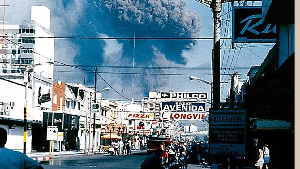 DESASTRE. La explosión en Río Tercero arrojó siete muertos y 300 heridos. FOTO TOMADA DE PERFIL.COM