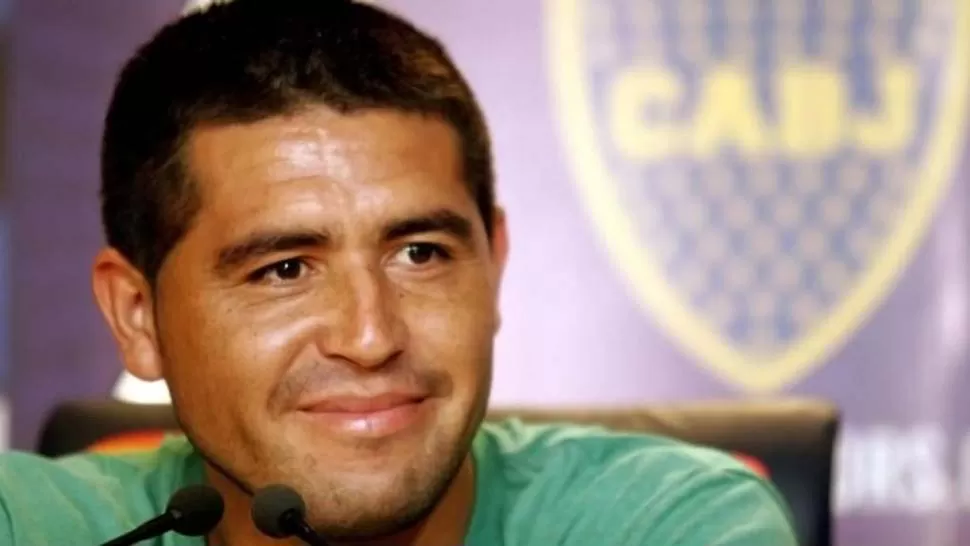 ESTÁ FELIZ. Riquelme se mostró distendido luego del triunfo logrado ayer por Boca. FOTO TOMADA DE TN.COM.AR