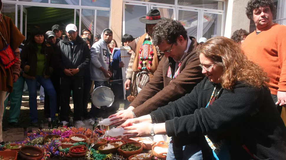 CELEBRACIÓN. Se incorporó al calendario turístico nacional a la Fiesta nacional de la Pachamama. FOTO TOMADA DE INADI.GOB.AR