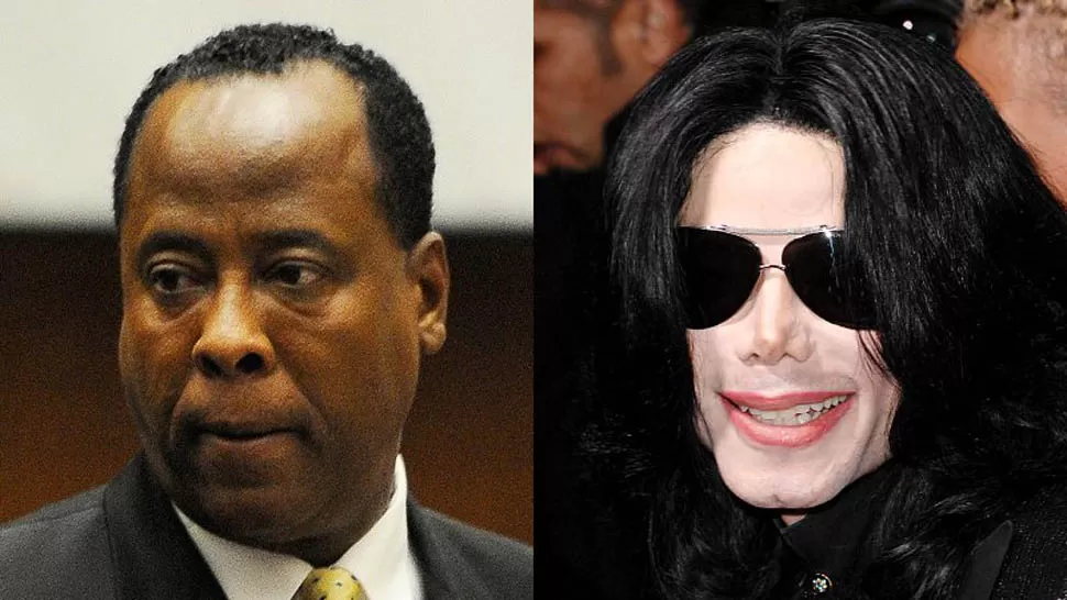 MÉDICO Y PACIENTE. Conrad Murray y Michael Jackson. FOTO TOMADA DE ACESHOWBIZ.COM