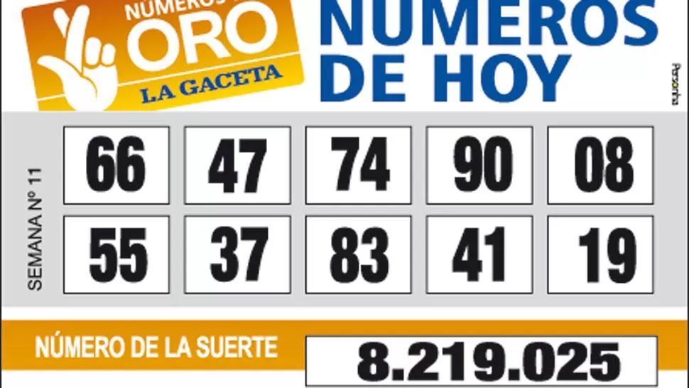 Los Números de Oro de LA GACETA