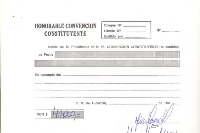 Se aprobó, sin revisar, el gasto de la Convención