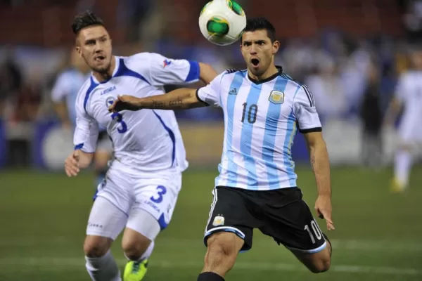 El Kun Agüero le dio la victoria a la selección