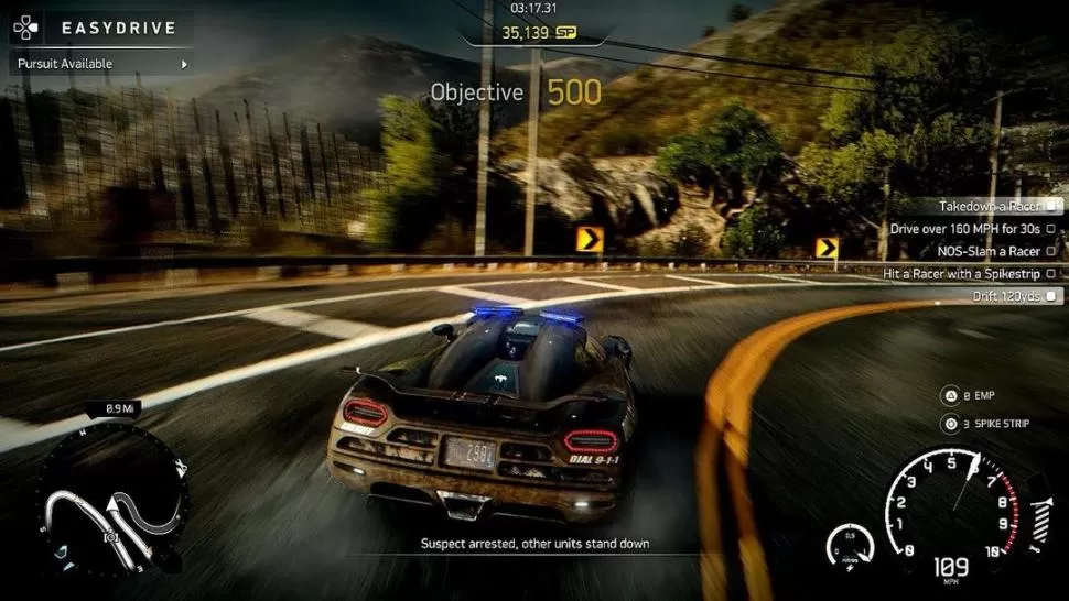 NFS RIVALS. Convergen el modo jugador y el multijugador on line.