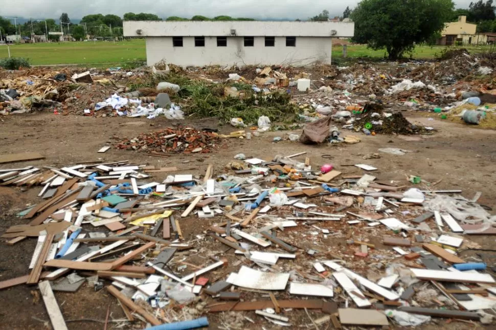 ABANDONO. En el predio de Adolfo de la Vega al 500 iba a funcionar un Complejo de Alto Rendimiento. LA GACETA / FOTO DE INéS QUINTEROS ORIO