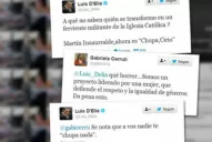 D'Elía le dedicó un grosero tuit a Gabriela Cerruti