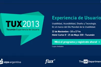 Este viernes se desarrollará la jornada Tucumán: experiencia de usuario