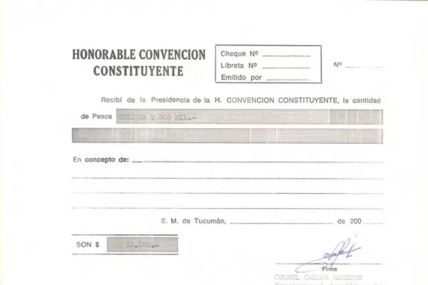 Algunos convencionales de 2006 recibieron unos $ 5.000 para asesores; otros, más de $ 80.000