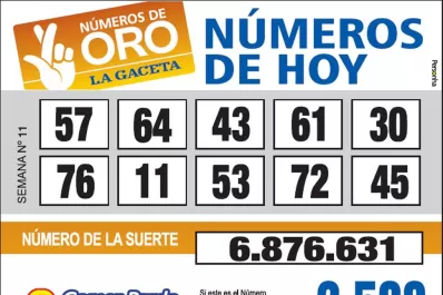 Los Números de Oro de LA GACETA