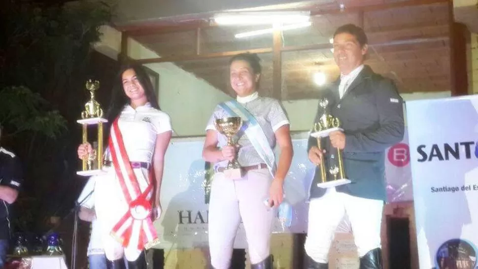 FELICIDAD. Agostina Cúneo Vergés, Eugenia Juárez Chico y Agustín Pujol mostraron un gran nivel en la categoría principal. 