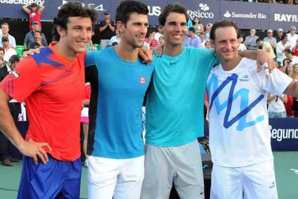 Nalbandian enfrentó a Nadal en La Rural, en la despedida oficial del tenis