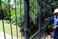 Ls invitados quedaron encerrados en la fiesta