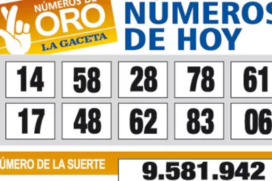 Los Números de Oro de LA GACETA