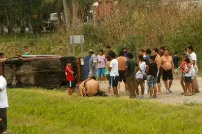 Un milagro evitó que un accidente se convierta en una tragedia
