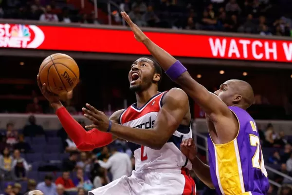 Los Lakers cayeron ante los Wizards