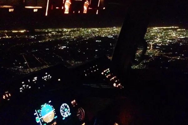 Las sorprendentes fotos nocturnas de Tucumán, desde el aire