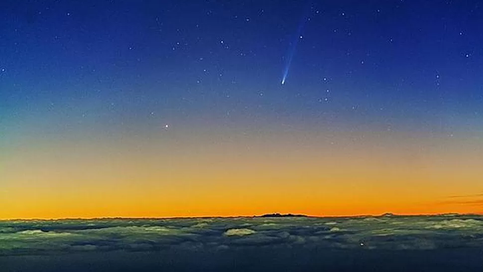 ISON. El cometa pasará por la madrugada frente al sol. FOTO TOMADA DE ABC.ES