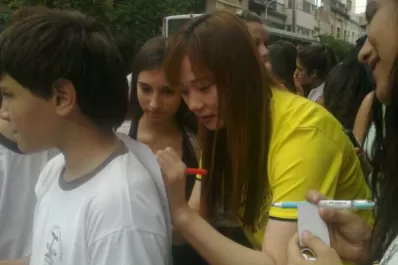 Revolución coreana en la Laprida y Santiago