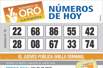 Los Números de Oro de LA GACETA