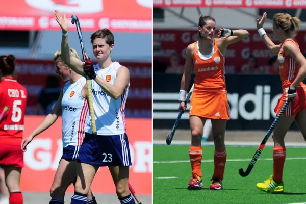 Holandesas e inglesas celebran sus triunfos en las redes sociales