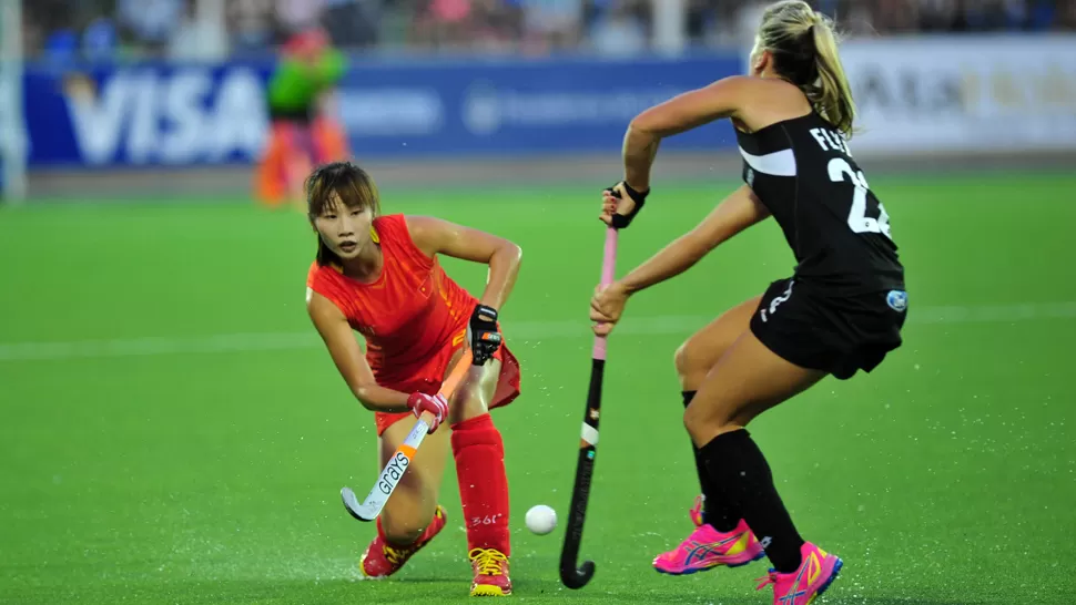 VICTORIA ASIÁTICA. Las chinas fueron superior a las blacksticks. LA GACETA / FOTO DE DIEGO ARÁOZ