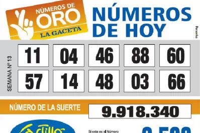 Los Números de Oro de LA GACETA