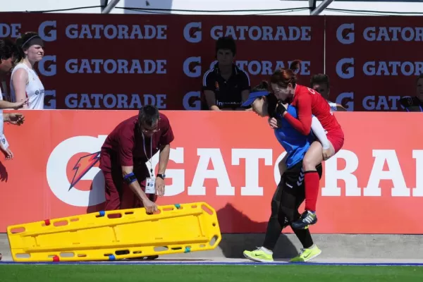 A falta de camillero...