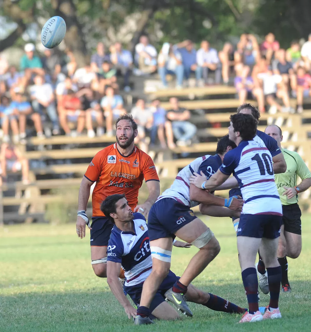 EXPERIENCIA. Fue lo que aportó Galindo al seleccionado de rugby de Tucumán, que se coronó otra vez campeón argentino. 