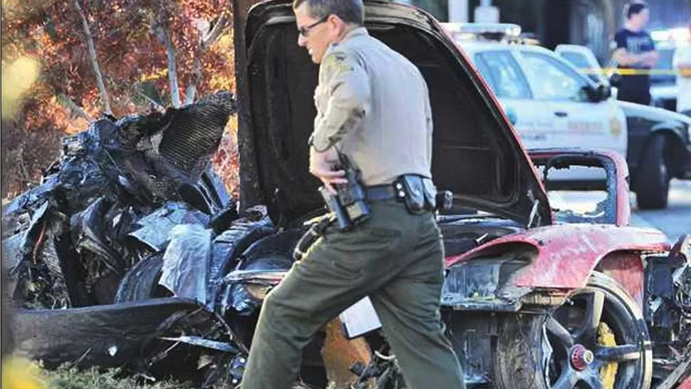 RAPIDO. Algunas sospechas policiales estarían puestas en la velocidad en la que circulaba la estrella de Hollywood. REUTERS