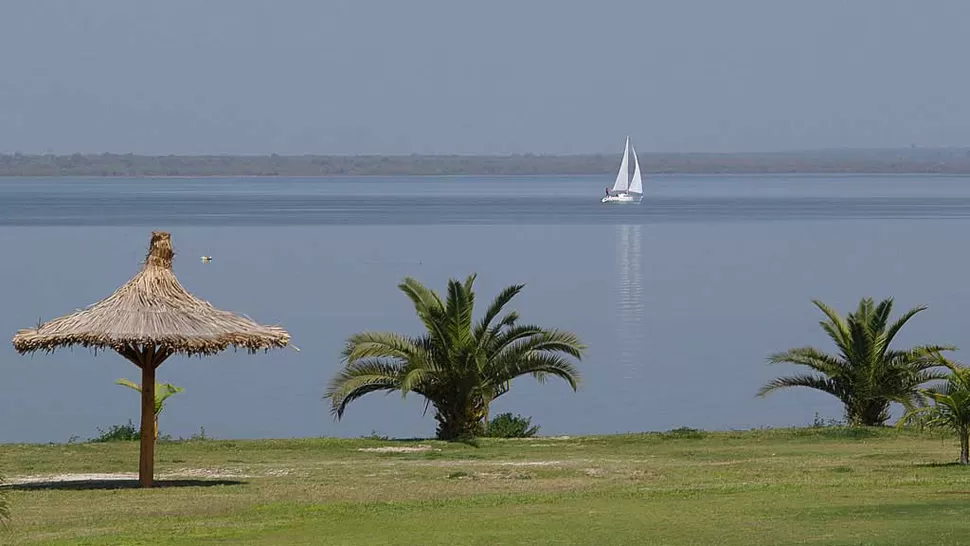 DESTINO TURÍSTICO. El embalse del dique Frontal es uno de los atractivos de Las Termas. 