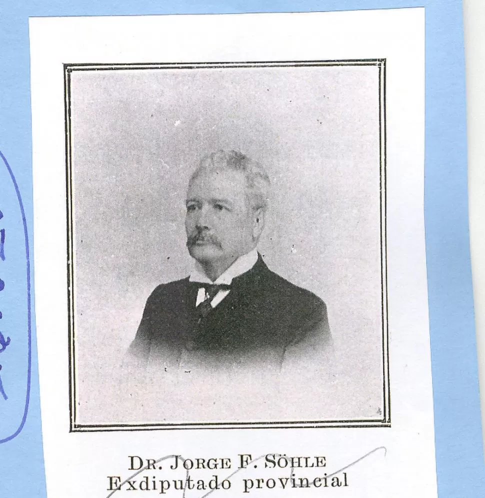 JORGE F. SÖHLE. El abogado rosarino ambientó su novela en Tucumán, durante la época de Rosas LA GACETA / ARCHIVO