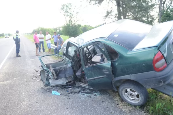 Un muerto, tras el choque entre dos autos en la nueva traza de la ruta 38