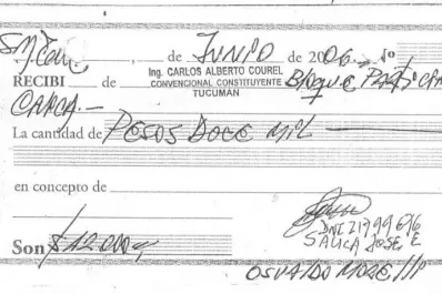 El chofer de Morelli recibió $ 32.000 por su asesoría en la reforma