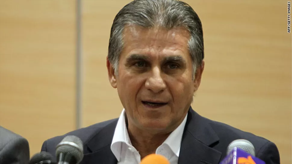 EXULTANTE. Más que temor, Queiroz exhibió alegría al enterarse de que Irán se enfrentará a la Argentina. CNN.COM