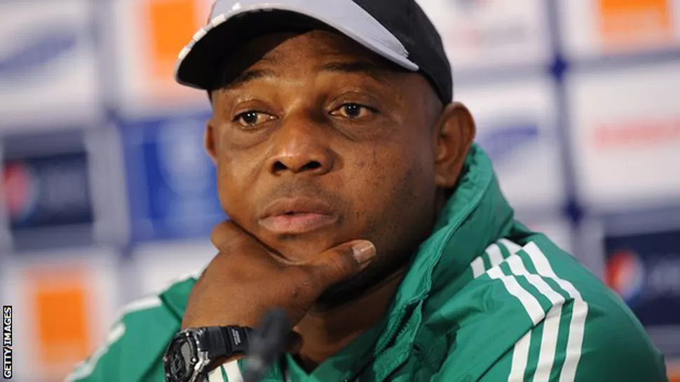 PRECAVIDO. Hay Que tenerle respecto a la Argentina, Pero miedo no, dijo Stephen Keshi. FOTO TOMADA DE NAIRALAND.COM