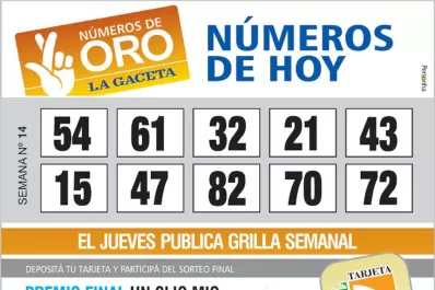 Los Números de Oro de LA GACETA