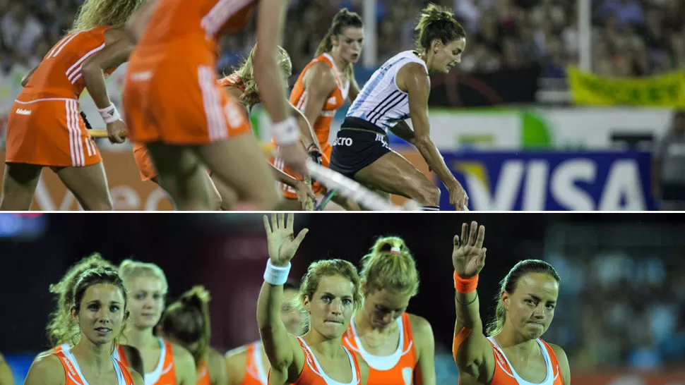 DUELO DE CAMPEONAS. Aymar y Paumen demostraron por qué son las mejores jugadoras del mundo. LA GACETA/ FOTOS DE DIEGO ARÁOZ.