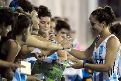 La emotiva despedida de Las Leonas