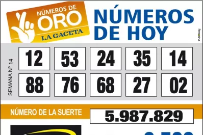 Los Números de Oro de LA GACETA
